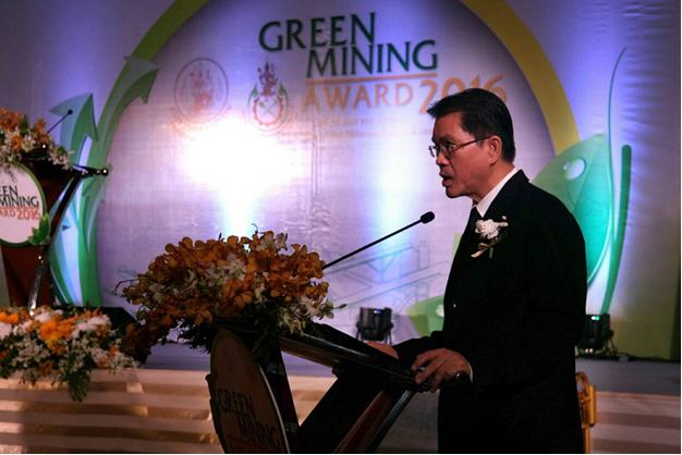 การจัดงาน Green Mining Award 2016 โดยกรมอุตสาหกรรมพื้นฐานและการเหมืองแร่ กระทรวงอุตสาหกรรม